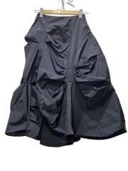 画像：RANDOM VOLUME SKIRT/36/ポリエステル/BLK/無地/300DA931-2850