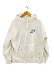 画像：21SS/Half Zip Hooded Sweatshirt/S/コットン/WHT/DB2842-133//