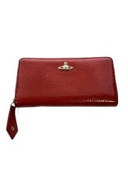 画像：長財布/レザー/RED/レディース