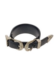 画像：Double buckle bangle/レザー/BLK/メンズ/TZ31-AK922