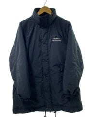 画像：25AW/PADDED NYLON BENCH COAT/M/ナイロン/BLK/無地/AW25BRENJK06LP