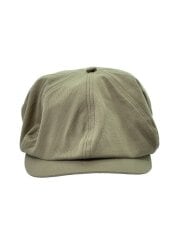 画像：PEAKY CAP/コットン/BEG/無地/メンズ/D-01019