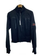 画像：25AW/JET TRACK JACKET/1/コットン/BLK/無地/25FW-MS002-B