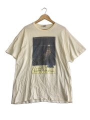 画像：STAR WARS/EP4/USA製/Tシャツ/XL/コットン/IVO/プリント/シミ有//