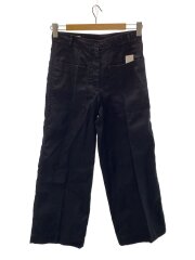 画像：ストレートパンツ/34/コットン/BLK