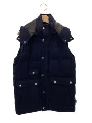 画像：WOOL DOWNVEST/ダウンベスト/L/ウール/NVY