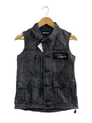 画像：ベスト/FREE/コットン/GRY/チェック/2AV-9280