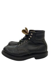 画像：Supersole/レースアップブーツ/--/BLK/レザー/ソール減り有