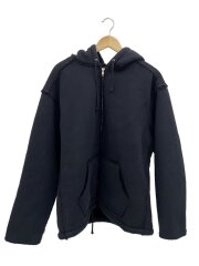 画像：21AW/Faux Shearling Hooded Jacket/L/コットン/BLK