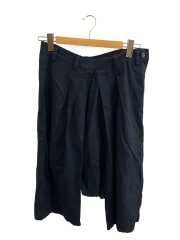 画像：サルエルパンツ/1/コットン/ブラック/無地/YB-P13-024