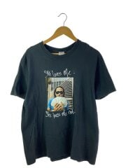 画像：Tシャツ/M/コットン/BLK/プリント//