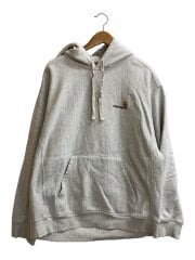 画像：パーカー/XL/コットン/GRY/無地/HOODED AMERICAN SCRIPT SWEAT//