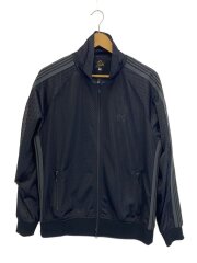 画像：URBS/23SS/Track Jacket-Poly Mesh/メッシュトラックジャケット/L/黒/ブラック