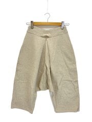 画像：サルエルスウェットパンツ/ワイドクロップドパンツ/0/コットン/グレージュ/K1703LP092