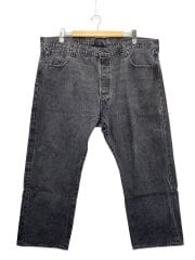 画像：30th記念 別注501 BIG E/ストレートデニムパンツ/44×26/黒/ブラックデニム