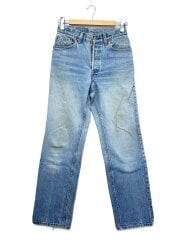 画像：80s 501 made in USA/ストレートデニムパンツ/11 実寸約29×31/ボタン裏242