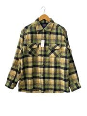 画像：60s/Board Shirts Multi Color Nep/ボードシャツ_ウールネップ/L/イエローベース//