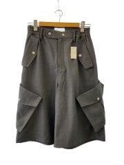 画像：ショートパンツ/2/ウール/GRY/NUSS25SHO002-GRY