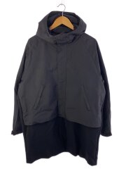 画像：LAYERED MOUNTAIN PARKA COAT/コート/S/ナイロン/BLK/無地/MGP-