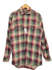 画像：長袖シャツ/L/コットン/マルチカラー