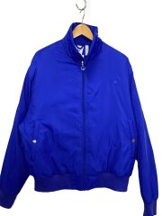 画像：ブルゾン/XL/ポリエステル/BLU/無地