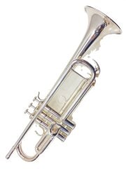 画像：YTR-4335S 【動作確認済】YTR-4335S/YAMAHA/ヤマハ/シルバー/スチューデント/トランペット//
