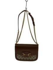 画像：ショルダーバッグ/レザー/BRW