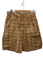 画像：90s/三ツ星タグ/ショートパンツ/34/コットン/BRW/チェック