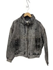 画像：Gジャン/L/コットン/GRY/無地/90s