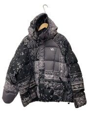 画像：ADVANCED PUFFER JACKET/L/ポリエステル/BLK/ペーズリー/BD042-786