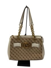 画像：ショルダーバッグ/レザー/BEG/総柄