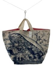 画像：ヒグチユウコ/トートバッグ/キャンバス/WHT/プリント