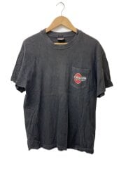 画像：Tシャツ/L/コットン/BLK/プリント
