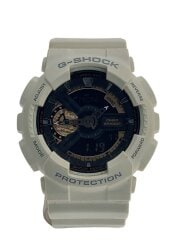 画像：クォーツ腕時計・G-SHOCK/デジアナ/WHT