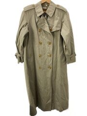 画像：トレンチコート/--/コットン/KHK/26-944-72/90s/肩にシミ有