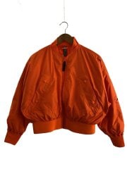 画像：ASMC WOV BOMBER/ブルゾン/L/ポリエステル/ORN/GU1605/汚れ有