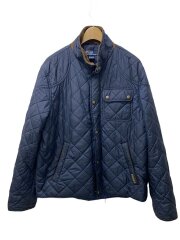 画像：キルティングジャケット/L/ポリエステル/NVY