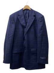 画像：テーラードジャケット/--/ウール/NVY/チェック/lw-19fwahh
