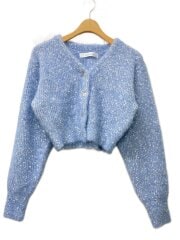 画像：25AW/フェザーネップカーデプルオーバー/FREE/ナイロン/BLU/032562800501-01