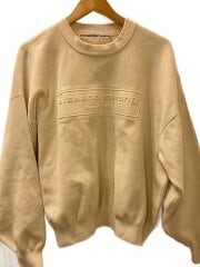 画像：エンボスロゴリブシュニールプルオーバー/スウェット/XS/ポリエステル/IVO/1KC3231017