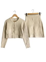 画像：24AW/ラクーンニットセットアップ/3ピース/セットアップ/one/ナイロン/IVO/FWNO244169//