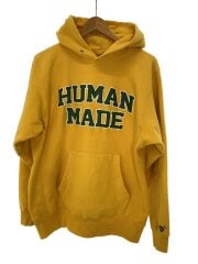 画像：PIZZA HOODIE/フーディー/イエロー/L