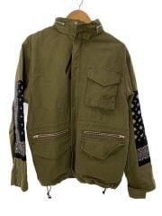 画像：M-65/ミリタリージャケット/WL-J-77/切替/20AW/カーキ/M