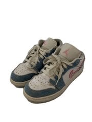 画像：GS AIR JORDAN 1 LOW SE DENIM SEQUIN/HQ2001-400/23.5cm