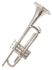 画像：YTR-135 【動作確認済】YTR-135/YAMAHA/ヤマハ/トランペット/ニッケルメッキ/スチューデント