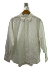 画像：長袖シャツ/S/コットン/WHT/21AMSBL08