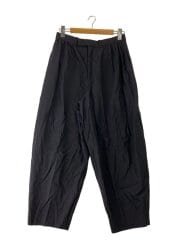 画像：22SS/WOOL GABARDINE GATHER WIDE/ボトム/44/ウール/BLK/2122-557//