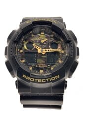 画像：クォーツ腕時計・G-SHOCK/デジアナ/ラバー/BLK/BLK