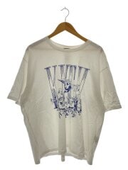 画像：Tシャツ/L/コットン/WHT/26-073-060-0090-1-0