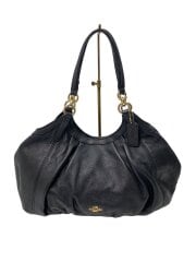 画像：ハンドバッグ/レザー/ブラック/無地/F12155